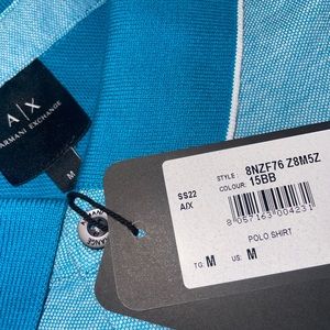 Authentic Armani Exchange mens polo shirt